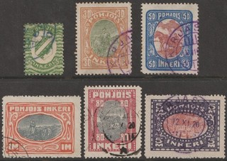N Ingermanland Superb Used Range Of These Much Underrated Stamps (J23)