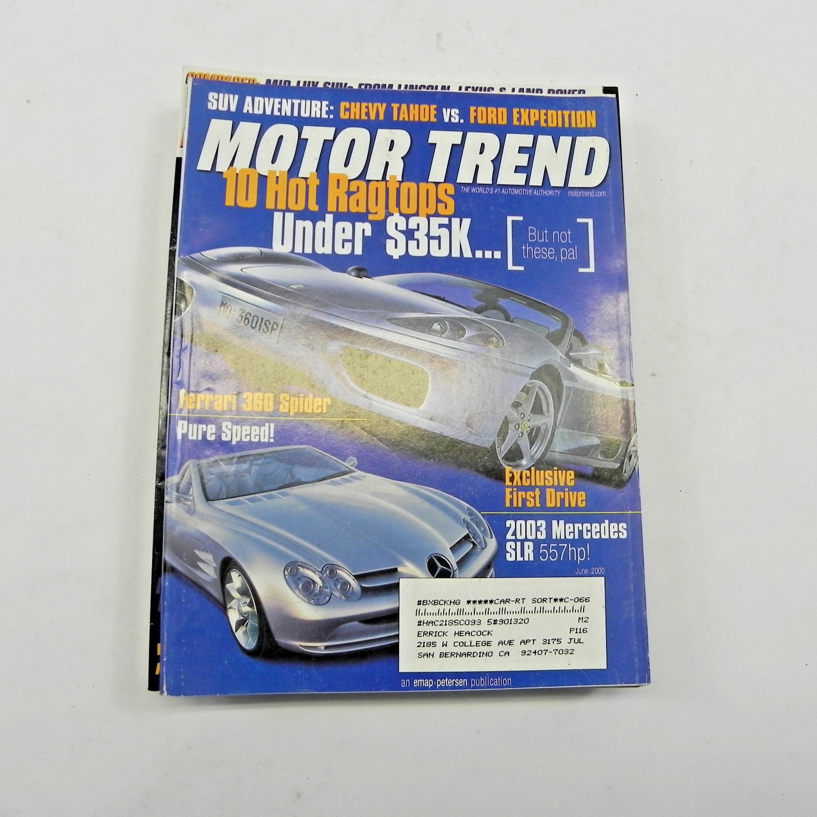 2004 MOTOR TREND MAGAZINE LOT OF 9 ISSUES RACING CAR CUSTOM MUSCLE DRAG TRACK