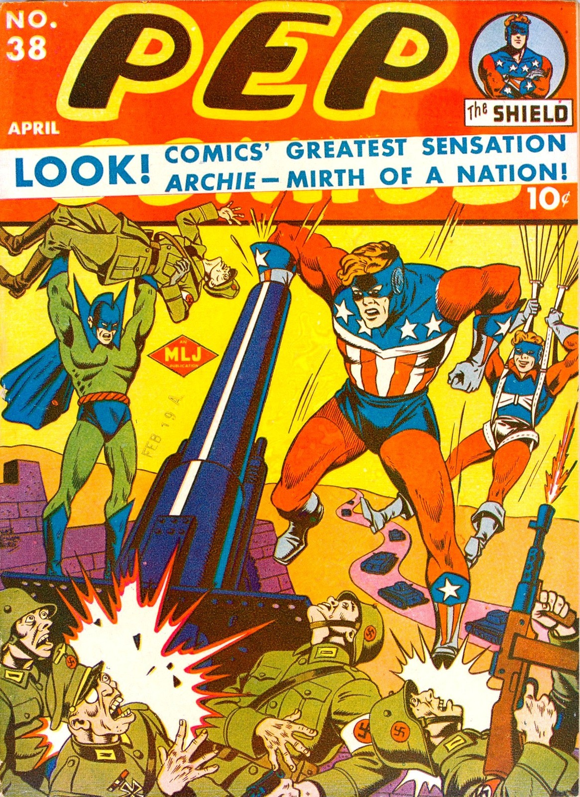 Pep Comics #38 Photocopy Comic Book