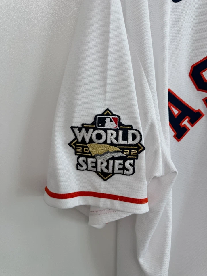 Astros Yordan Alvarez - Super Rare MLB 2022 World Series Jersey Authenticated! - Image 3 of 4