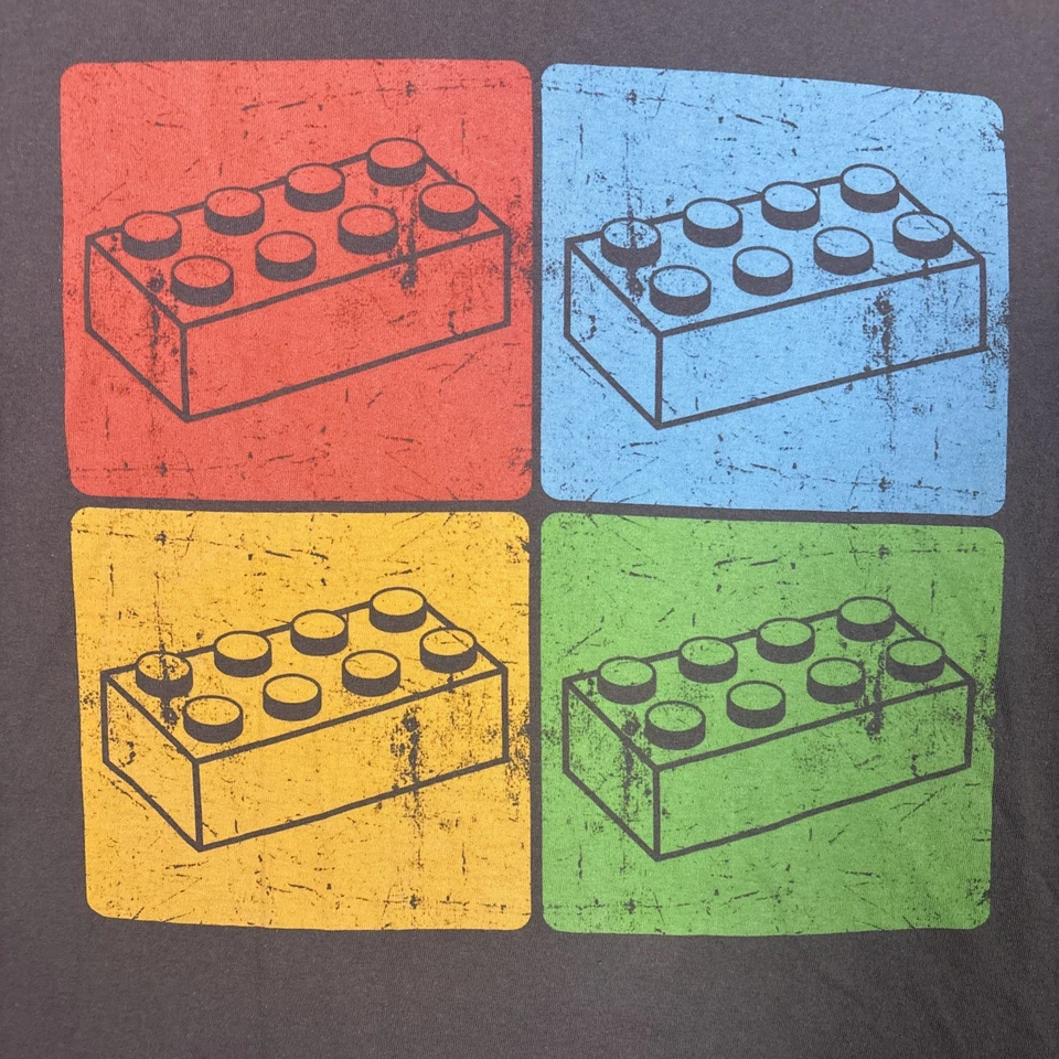 Lego Label - LEGO BUILDING BLOCKS Bricks (2XL) T-Shirt - Image 2 of 4