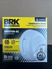 First Alert BRK SMICO105-AC Hardwired AC Smoke & Carbon Monoxide Detector