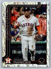 2025 Topps Update Series - Isaac Paredes #US195 - Houston Astros - Sandglitter