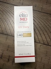 Elta MD UV Daily SPF 40 TINTED Face Sunscreen 1.7oz/48g - EXP 5/2027