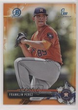 2017 Bowman Chrome Prospects Orange Refractor 16/25 Franklin Perez #BCP221 0c6