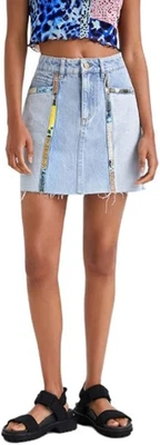 Desigual Damenrock Größe XS Slim Denimrock  22WWFDX0 UVP: 79,95 Euro - Bild 1 von 4