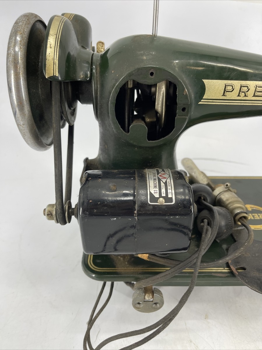 プレッサー　アンティーク RARE Vintage Premier Deluxe Model 1952 Sewing Machine Made