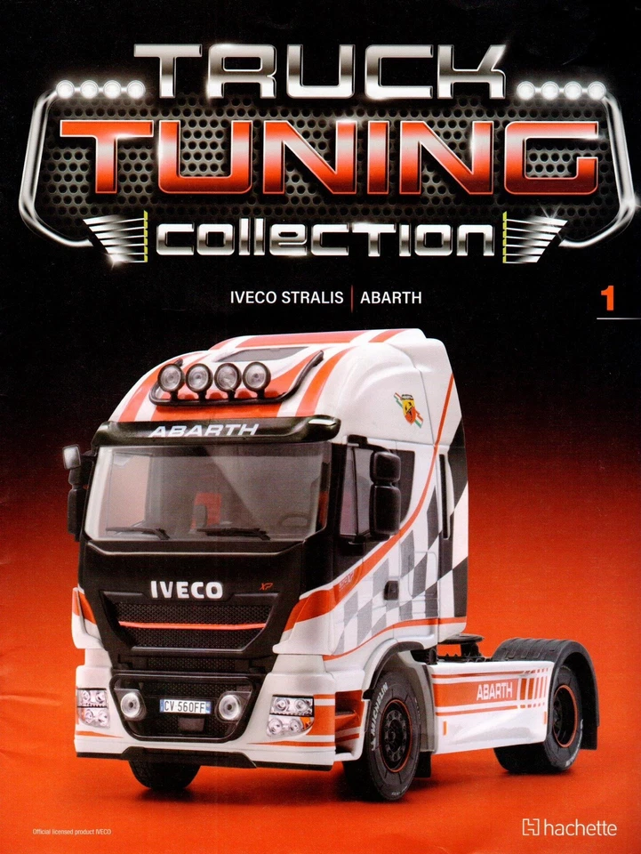 1/43 DIE CAST MODEL IVECO STRALIS HI-WAY ABARTH 2016 ABARTH livery HACHETTE N. 1 - Immagine 4 di 4