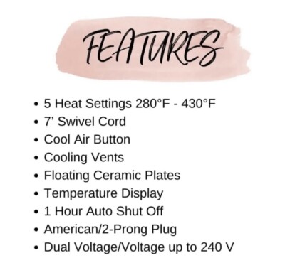 Calista AirGlide Multi-Tasking Cool Breeze Styler  1” Peach Mai Tai Calista | Accessories | Calista Airglide Multitasking Cool  main image 3