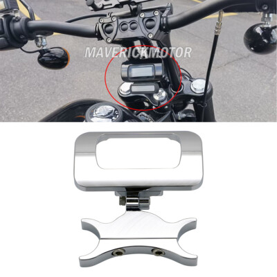★ EASYRIDERS H1310 アイドマウントメーターブラケット ハーレー Motorcycle Riser Gauge Mount Bracket Digital Tachometer for Harley