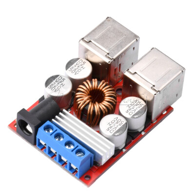 8V-35V to 5V 8A Power Supply 4 USB Buck Module for Android iphone Car Charger-