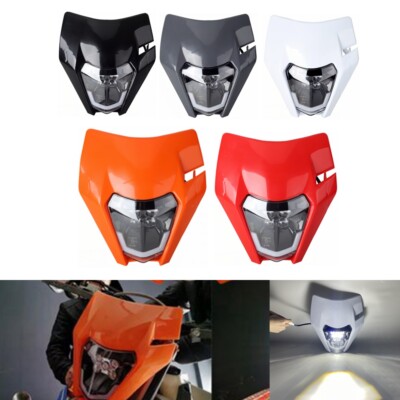 Motocross E8 LED Headlight For KTM 300 350 450 500 EXC EXC-F 690 SMC R Enduro R