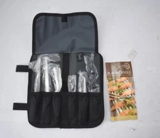 Mercer Culinary 10-Piece Perfect Plating Tool Kit Tongs With Case Kitchen Gadget