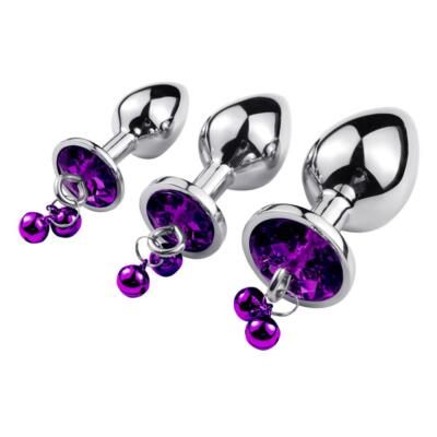 Flirting Metal Anal Butt Crystal Anal Vaginal Plug with Bell Aluminum Alloy | eBay Flirting Metal Anal Butt Crystal Anal Vaginal Plug with Bell Aluminum Alloy | eBay