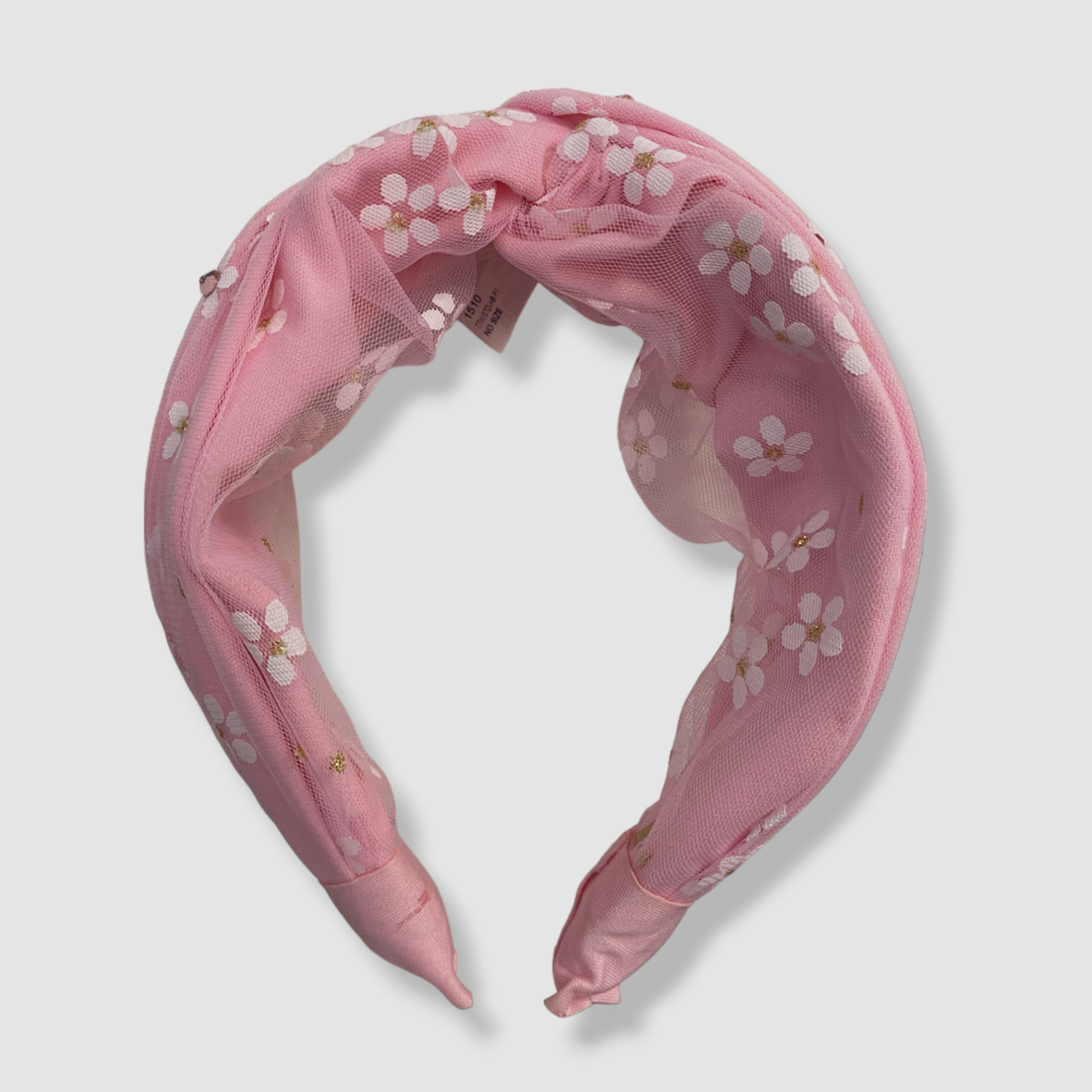 $32 Bari Lynn Kids Girl's Pink Daisy Crystal Twisted Knotted