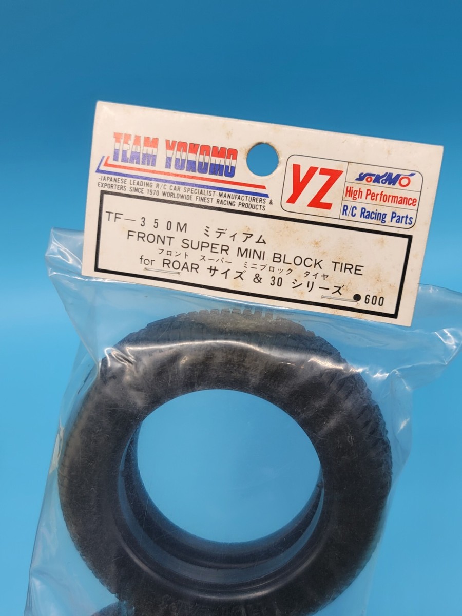 Vintage Hot Laps Front Tires TF-350M Mini Block Yokomo YZ10 Vintage Hot Laps Front Tires TF-350M Mini Block Yokomo YZ10
