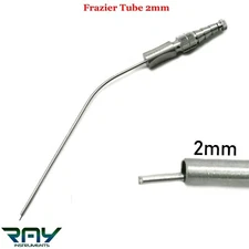 Surgical Frazier Tube No. 6 Suction Aspirator 2mm Diagnostic 7.6" Instruments
