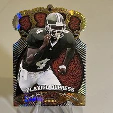 2000 Plaxico Burress Rookie Holo Insert Die Cut Pacific Gold Crown #30 