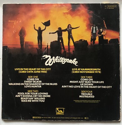 Whitesnake - LiveIn The Heart Of The City - 1980 - Double Vinyl