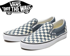 vans classic slip on blue