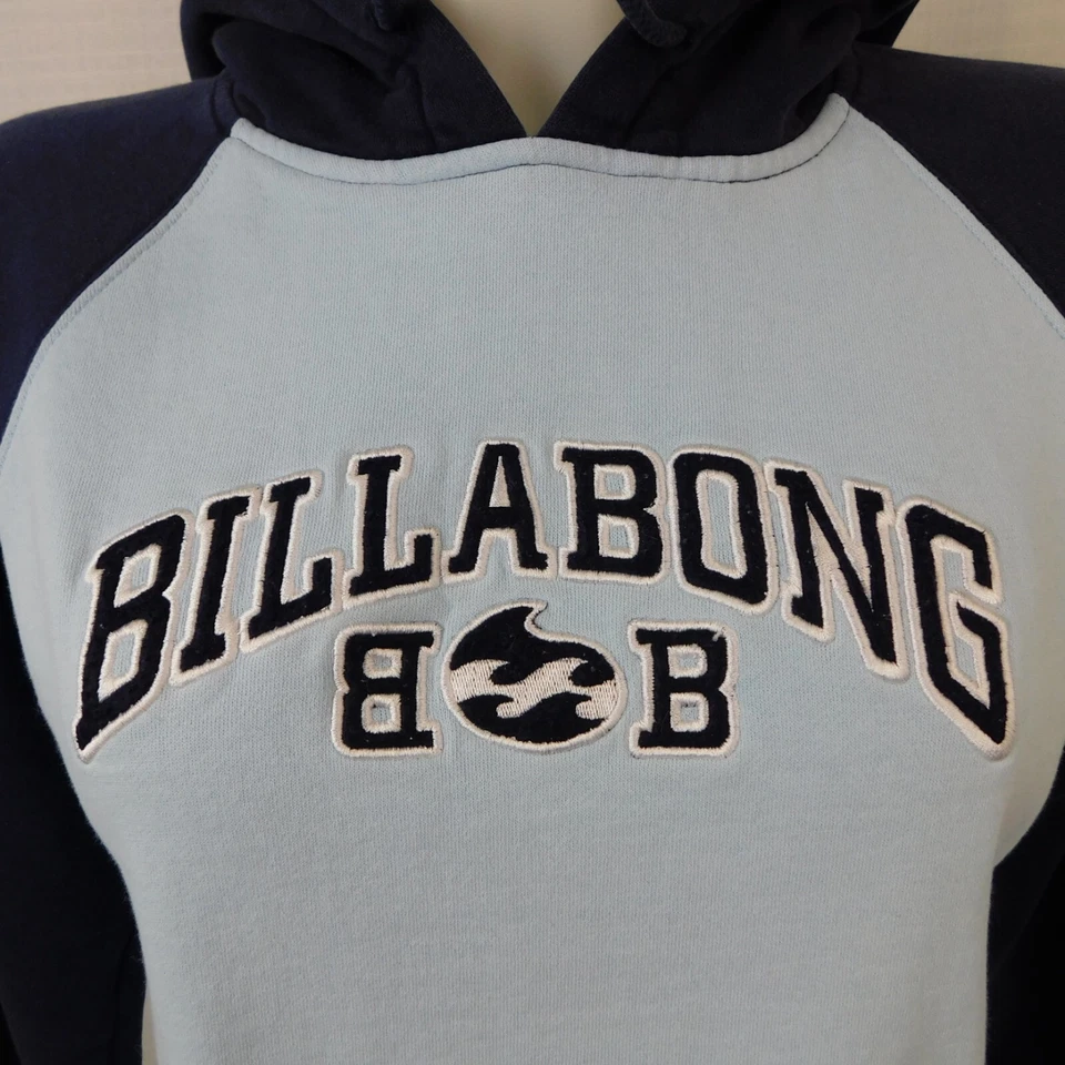 Vintage Billabong Hoodie Sweatshirt - Blue, Juniors Large #1196 - Image 2 of 4