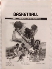 Atari Basketball Pamphlet Only CX2624