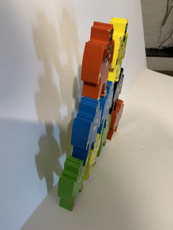 Vintage Robot Building Blocks, Set Of 9 - Image 4 of 4