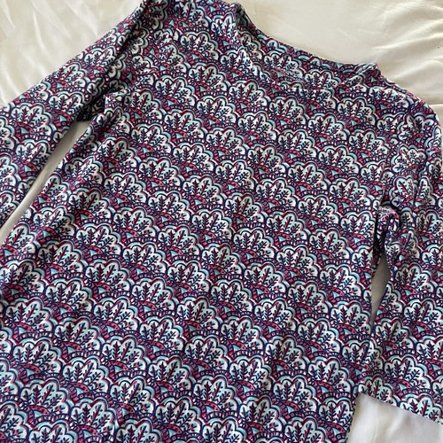 Vineyard Vines Large Girls Dress Blue Pink Knee Length Dress Girls
