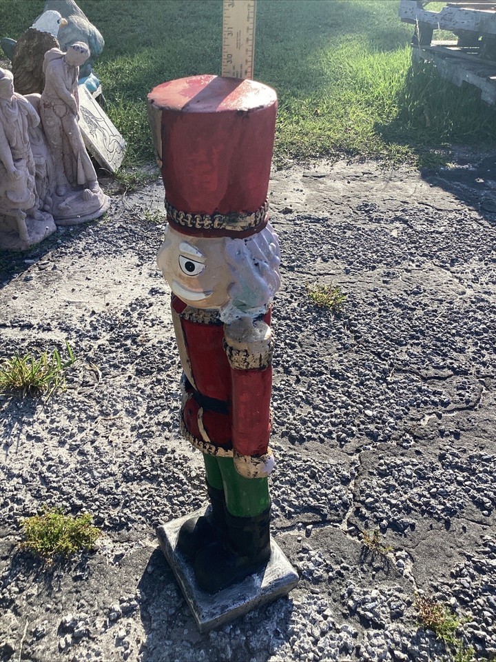 Homemade Latex/fiberglass Mold. Make Concrete Or Plaster Nutcracker eBay