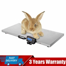 1100 Lbs Heavy Duty Digital Livestock Vet Scale Hog Pet Dog Sheep Goat Scale US