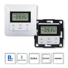 Rolladen Motor Zeitschaltuhr CasaSpirit für Gira Busch-Jaeger Berker Merten Jung