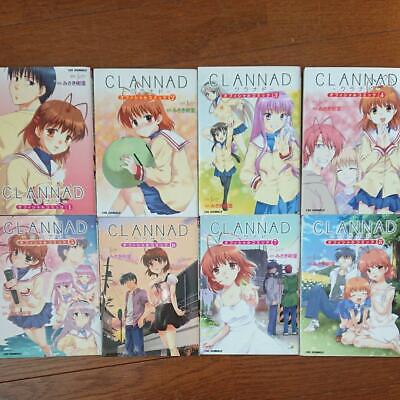 CLANNAD Vol. 1-8 complete set Official comic manga Japanese key Jive Used  Books