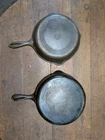 Wagner Ware Cast Iron Deep Double Skillet with Matching Hinged Lid 1402
