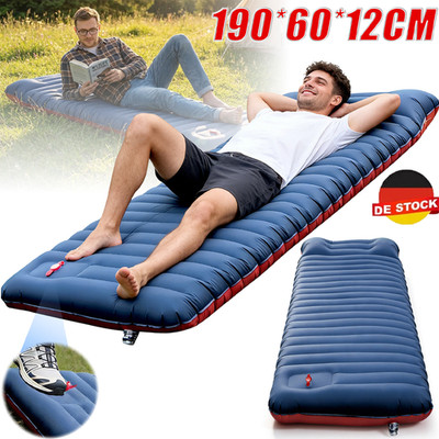 Selbstaufblasbare Camping Isomatte Ultralight Single Matratzenauflage Outdoor DE
