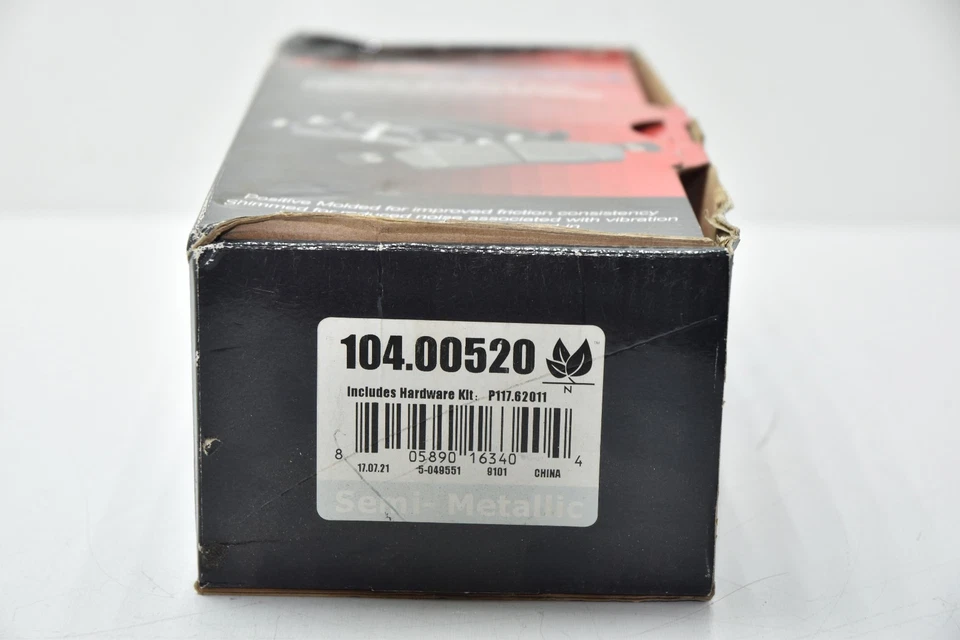 💎 Pastillas de freno delanteras de cerámica Chevrolet Impala 1971-1985 con herrajes 105.00520 Foto 4 de 4