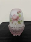 Fenton Fairy Lamp Lilacs and Roses Tea light holder