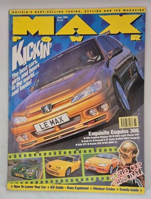 Max Power Magazine June 1998 World Cup Special