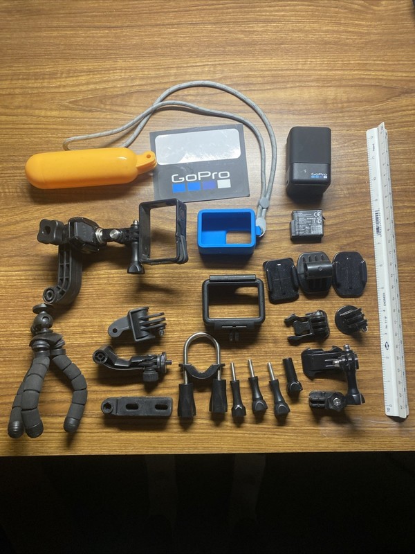 GoPro Black 7 Accessories 22 Pieces Battery, Charger, Tripod, Head & Body Strap