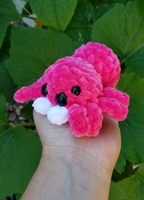 Jumping Spider Plush Crochet Handmade Plushie Amigurumi Stuffed Toy