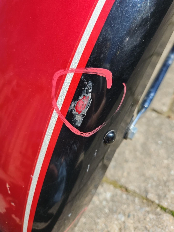 97 Kawasaki VN1500 VN 1500 A Vulcan Front Fender - Image 3 of 4