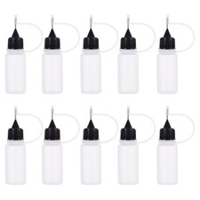 20 Pcs Applicator Bottles Empty 10 Ml Plastic Squeeze Bottles