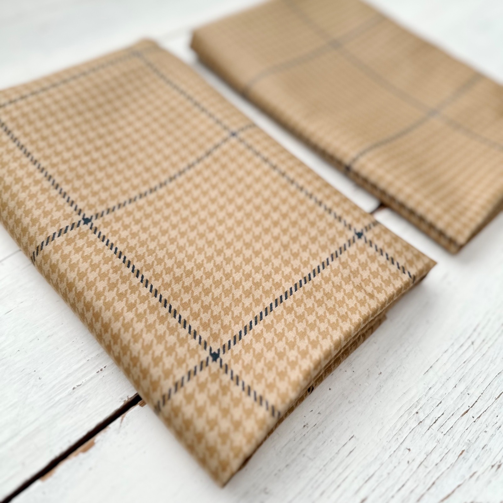 Set 2 Ralph Lauren 20" WINDOWPANE Throw Accent PILLOW COVERS Houndstooth Custom