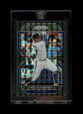 2022 Prizm BLACK FINITE REFRACTOR SSP WILLY ADAMES 1/1! BREWERS GIANTS STAR! 