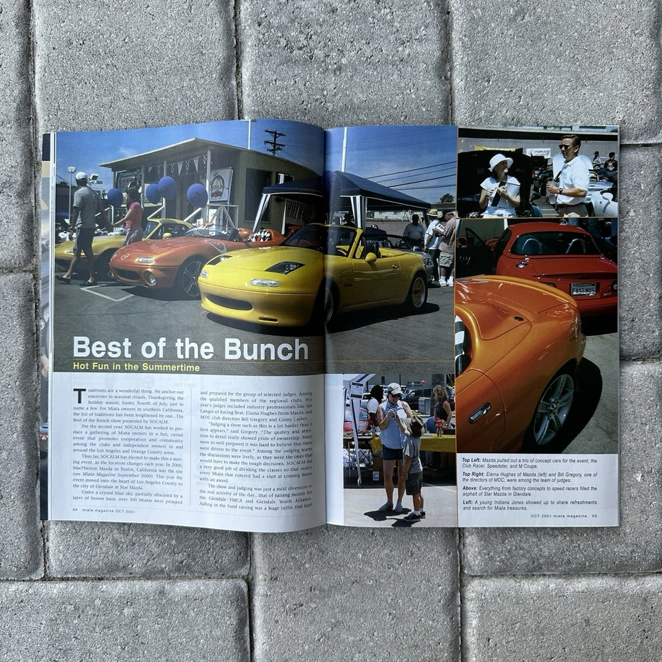 RARE Miata Magazine Miata Club Of America Magazines Issue 2000, 2001, 2002, 2003 - Imagem 4 de 4
