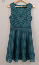 J. Crew Green A-Line Date/Office/Cocktail Dress Size 2
