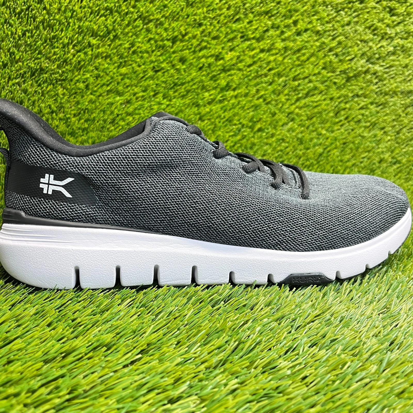 Kuru Flex Via Mens Size 12.5E Black Athletic Running Walking Shoes Sneakers