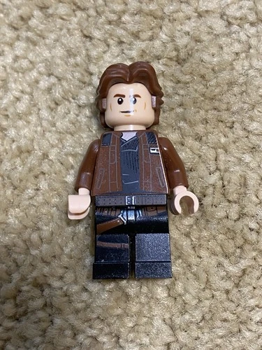 LEGO Star Wars Han Solo Minifigure Black Legs Brown Jacket sw0921