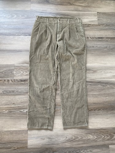 L.L.Bean, LL BEAN 1980s RELAXED FIT CORD TROUSER 38x32