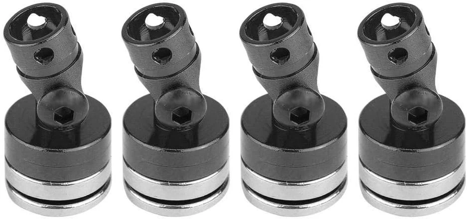 Dilwe 4Pcs Body Post Mount, Aluminum Magnetic Invisible Mount for...  - Image 2 of 4