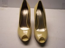 NINE WEST Ivory 3.5" STILETTO Francisco Patent Leather Pump 6.5 M New in Box